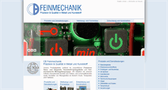 Desktop Screenshot of cb-feinmechanik.de